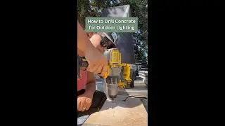 How to Drill into Concrete for Outdoor Lighting: A Step-by-Step DIY Guide
