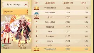 Laplace M / Tales of Wind (SEA S41) - Top Rank Ruins Duel (PVP) Match Compilation