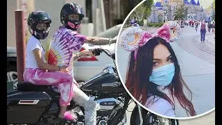 Machine Gun Kelly spotted out with his daughter Casie while Megan Fox heads to Disneyland