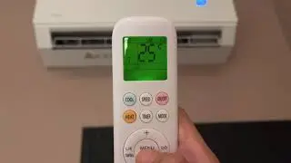 Aux Inverter Air Conditioner Wall Mounted Review and Remote Walkthrough 