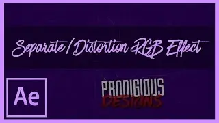 After Effects Tutorial | Separate/Distortion RGB Effect
