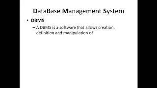 DBMS RDBMS BASICS-PART2