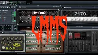 LMMS Metal for FREE! (Tutorial for electric guitars, bass guitar, and drums)