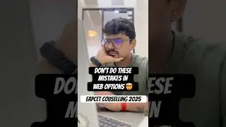 Don’t do these mistakes in EAPCET Web Options 2025 | Counselling | Telangana | Andhra Pradesh