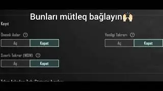 45 FPS AYARı