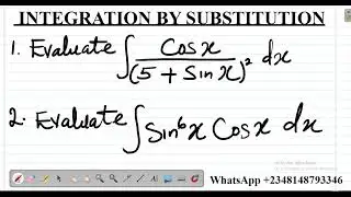 Integration by Substitution  III