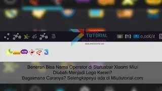 Cara Paling Mudah Ubah Nama Operator jadi Logo Keren di Smartphone Xiaomi