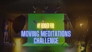 Pwnisher render challenge - Moving Meditations | Beginner in Blender