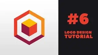 #6 how to design a logo in photoshop cs6 for beginners Flat Design