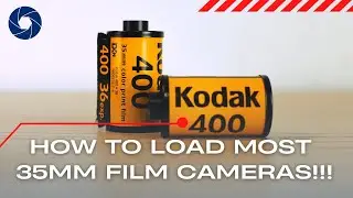 How to load 35mm film into a film camera