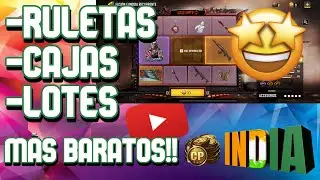COD MOBILE | Ruletas, cajas, pase de batalla y lotes mas BARATOS | como crear una cuenta de la India