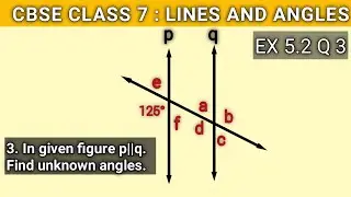 CBSE CLASS 7 MATHS: LINES AND ANGLES / EXERCISE 5.2 Q 3,# CBSE 7 MATHS # Lines and angles