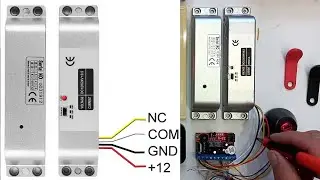 Electric, surface-mounted, solenoid lock from Aliexpress