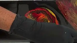 Acrylic Pouring with a Jiggle. Acrylic Pour Painting, Flow Art, Fluid Art Technique,