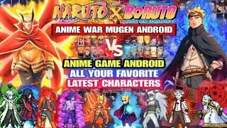 BEST‼️ NARUTO X BORUTO MUGEN (ALL FAVORITE CHARACTERS) Anime War Mugen Android