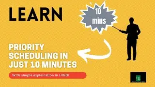 Lect 18 Priority Scheduling Algorithm (Non-Preemptive) With Example | Operating System