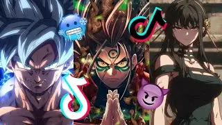 Coldest Anime Moments Tiktok compilation PART 1 in 4K With Anime And Song Name 🤟