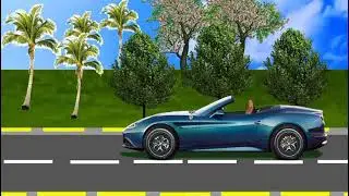 Drive road effect green screen background video