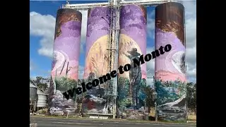 Come take a drive to Monto sunny Queensland to see the Three Moons art silos