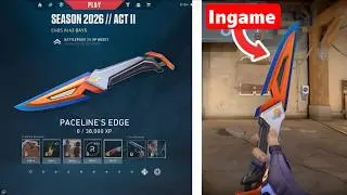 New Season 2026 Act 2 Full Battle Pass Skins in Valorant (Ingame)