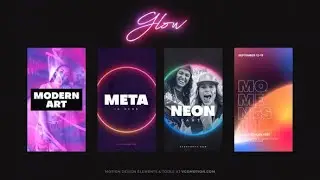 After Effects Template | Stories - Glow