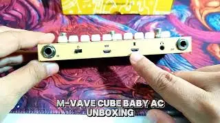 M-VAVE CUBE BABY AC UNBOXING 🤓#mvave #cubebaby #acoustic #acousticpedal