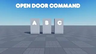 Roblox Tutorial - Make your own door commands