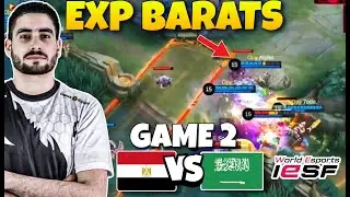 3 TANKS vs Karrie IESF PLAYOFF EG vs SA | Mobile Legends