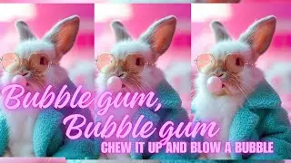Bubble Gum Bubble Gum !!! Chew it up and and blow a bubble gum!!!