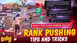 Br Rank Pushing Strategies 🤯In Tamil , Subscribers Doubts Cleared In this video || In Tamil