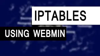 Webmin and IPtables