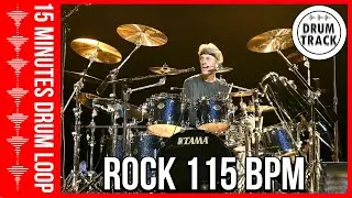 Drum Beat 115 bpm - Groove Drum Track Rock 115 BPM  | Batería Rock 115 BPM