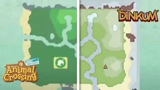 I remade my Animal Crossing Map in Dinkum