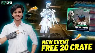 GET FREE 20 CRATE TICKET | NEW DISCORD EVENT EXPLAIN | NEW STATE MOBILE