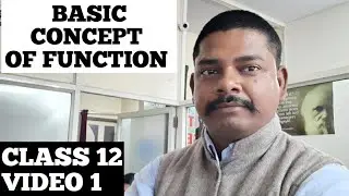 INTRODUCTION OF FUNCTION  VIDEO 1