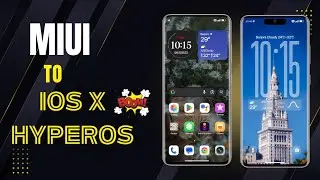 iOS x HyperOS Transformation on MIUI 🔥 | Convert MIUI to iOS + HyperOS Look #miuithemes