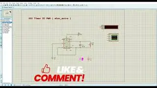 How to Generate PWM Signal using 555 Timer IC with Proteus #1