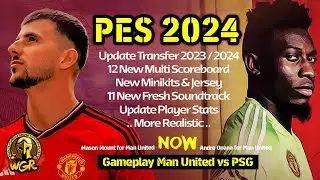 EFootball PES 2023 / 2024 PS2 Gameplay Man United PES 2024 PS2