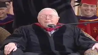 Charlie Munger Speech at USC - May 2007 Part 1