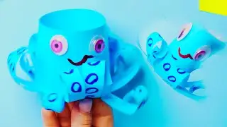 Preschool Paper Craft - Octopus