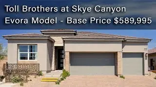 $589,995+, Evora Model at Skye Canyon, Toll Brothers Single-Story,  2,370 sq.ft., 3 BD, 3BA, 3 Car