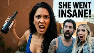 CRAZY EX-GIRLFRIEND ATTACKS GUY ON DATE *PRANK*
