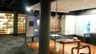 Sneak peak of the exhibits in the new Benjamin Franklin Museum in Franklin Court