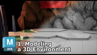 Modeling an Environment in Maya | Tutorial 1| Making 3D Scene Step by Step