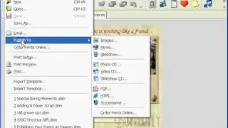 Scrapbook MAX! - Publishing Images - Digital Scrapbooking Software Tutorials