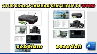 Cara Merubah Ukuran Gambar di Word Sekaligus