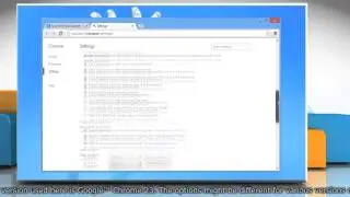 Set the Font Size in Google™ Chrome in Windows® 8