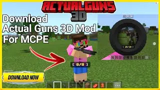 actual guns in minecraft pe | Actual Guns 3D Addon/Mod for MCPE | in hindi