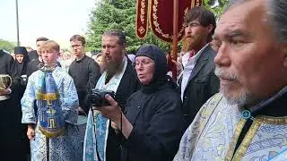 Молебен и слово митрополита Савватия по окончании городского крестного хода в Чебоксарах 6.07.2024