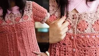 #16 Peasant Cardi, Vogue Knitting Crochet 2013 Special Collector's Issue
